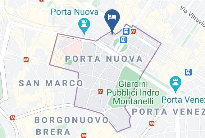 Milan - Principe Di Savoia Maps