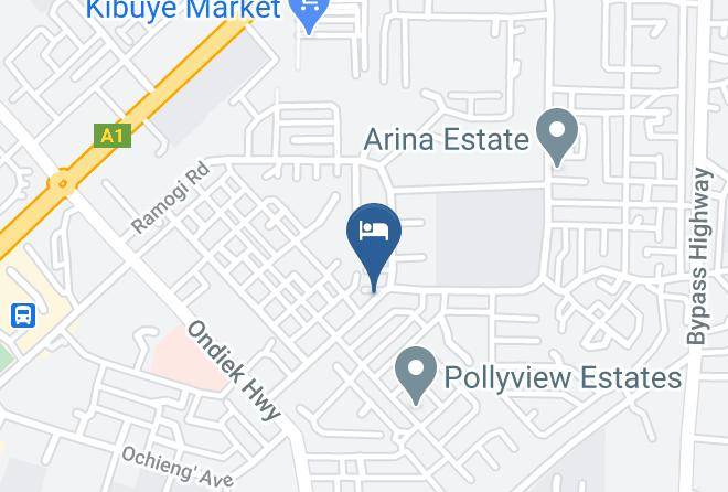 Kisumu - Prinias Hotel Maps