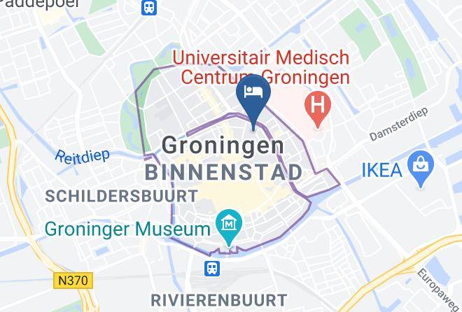 Groningen Groningen Centrum - Hotel Prinsenhof Groningen Maps