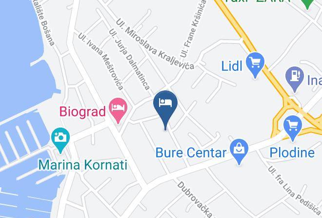 Biograd Na Moru - Print Studio Doo Maps