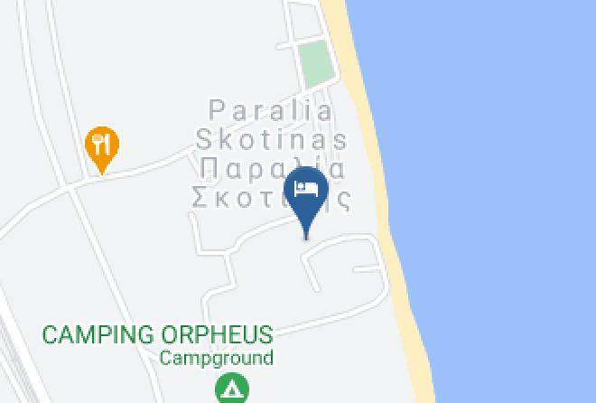 Pieria - Priona Studios Paralia Skotinas Maps