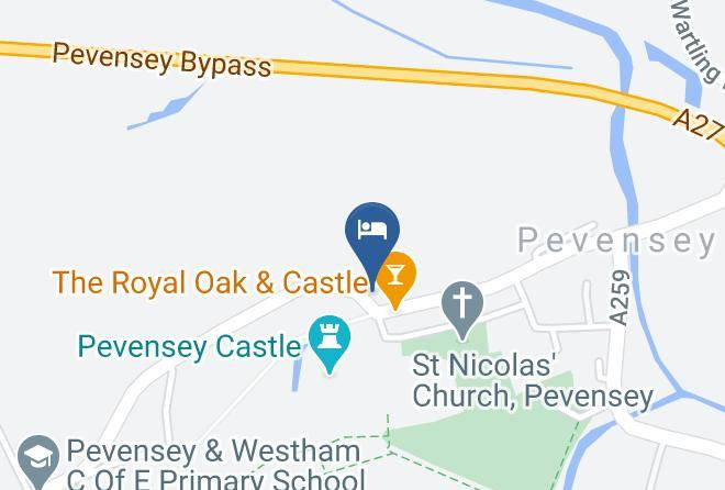 East Sussex - Priory Court Hotel Maps