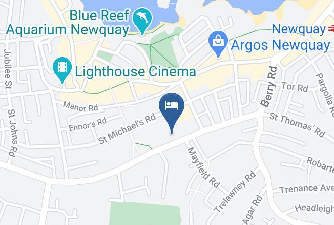 Priory Lodge Hotel Map