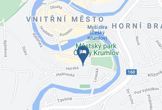 Cesky Krumlov - Privat U Park Maps