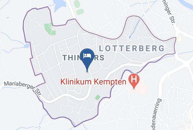 Kempten Allgau - Private Ubernachtung Maps