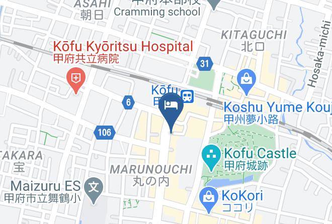 Kofu City - Privatestay Hotel Maps