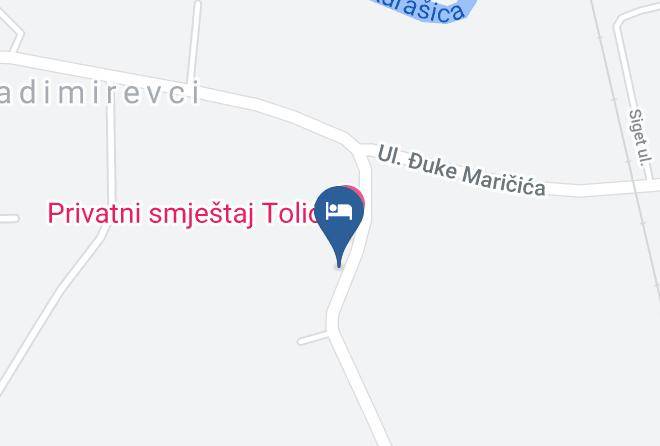 Valpovo - Privatni Smjestaj Tolic Maps