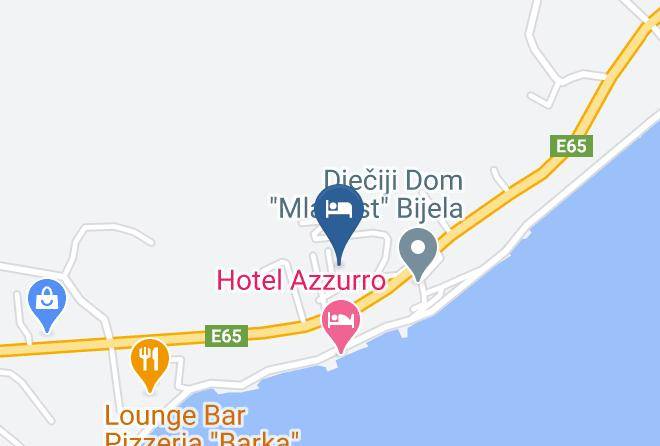 Herceg Novi - Privatni Smjestaj Gasic Maps