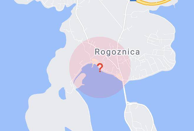 Privatni Smjestaj U Rogoznica Map