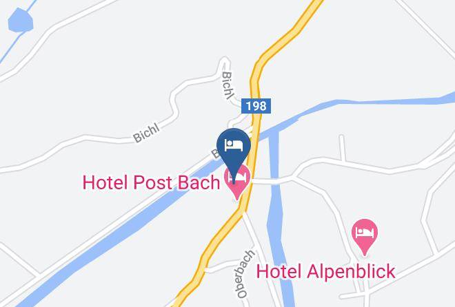 Reutte - Privatpension Gastehaus Johannes Maps