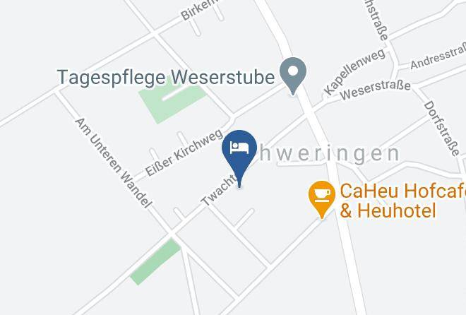 Nienburg Weser - Privatquartier Lieselotte Geggier Maps
