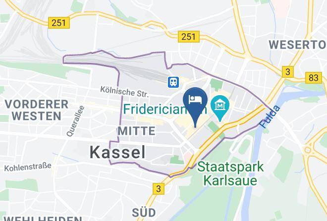 Kassel - Privatzimmer Am Rathaus Maps