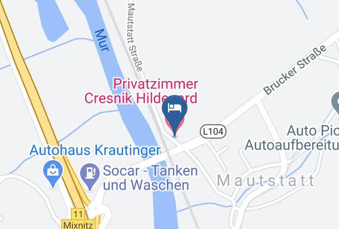 Bruck Murzzuschlag District - Privatzimmer Cresnik Hildegard Maps
