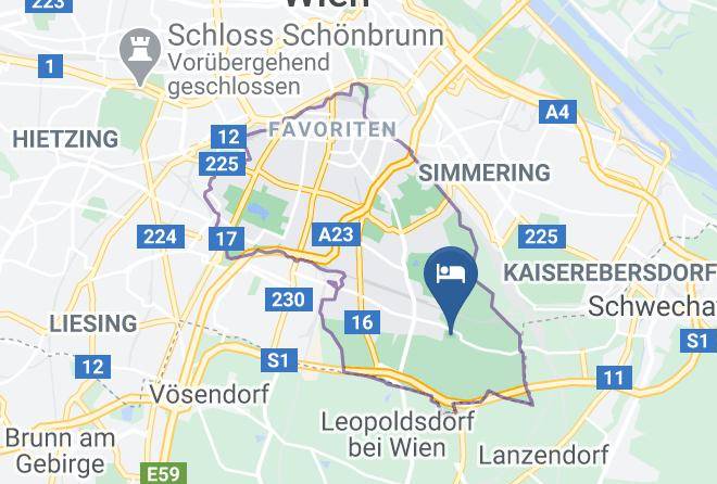 Vienna Favoriten - Privatzimmer Familie Schwarz Maps