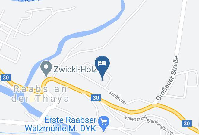 Waidhofen An Der Thaya - Privatzimmer Und Ferienwohnung Agnes Korherr Maps