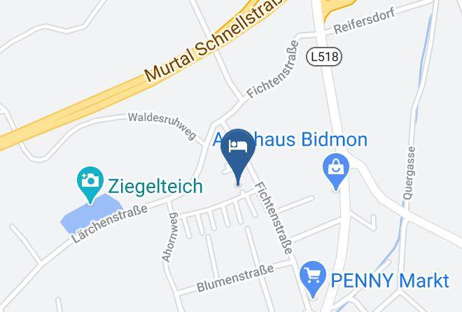 Murtal District - Privatzimmer Weber Maps