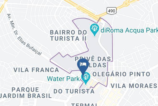Caldas Novas - Prive Boulevard Suite Hotel Maps
