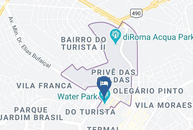 Caldas Novas - Prive Thermas Hotel Maps