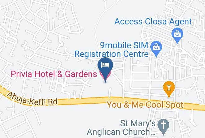 Udeni Magaji - Privia Hotel & Gardens Maps