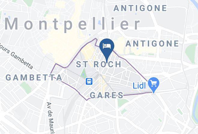 Herault - Privilege Hotel Eurociel Centre Comedie Maps
