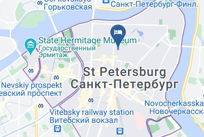 Saint Petersburg - Privilegiya Gruppa Oteley Yevraziya Maps