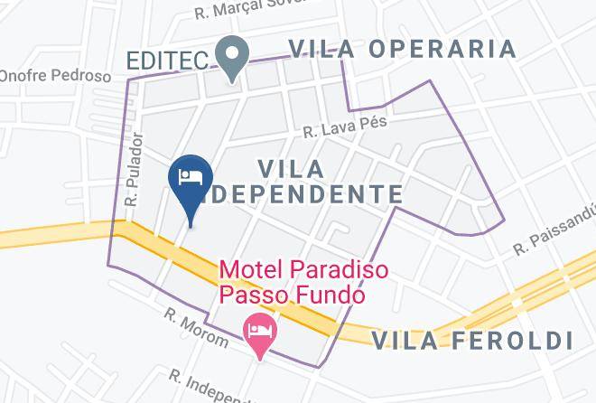 Prix Hotel Passo Fundo Map