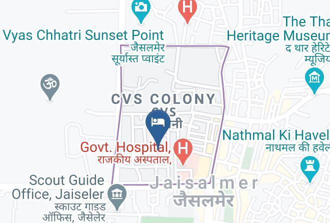 Jaisalmer - Priya Hotel Maps