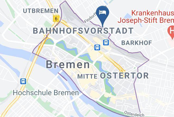 Prizeotel Bremen City Map