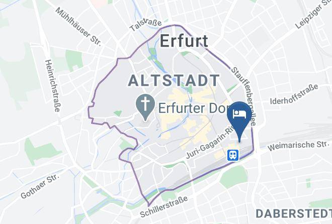 Erfurt - Prizeotel Erfurt City Maps