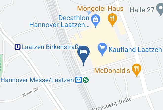 Pro Messe Hotel Hannover Map