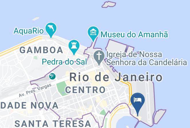 Rio De Janeiro Centro - Prodigy Hotel Santos Dumont Airport Rio De Janeiro Maps