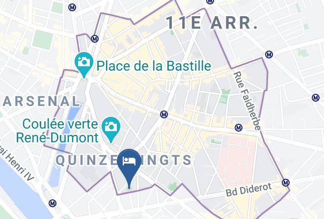 Promenade Bastille Map