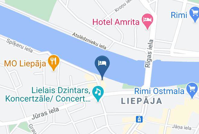Liepaja - Promenade Hotel Maps
