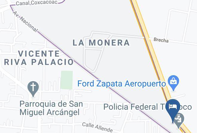 Promotora Hotelera Tocuila Map