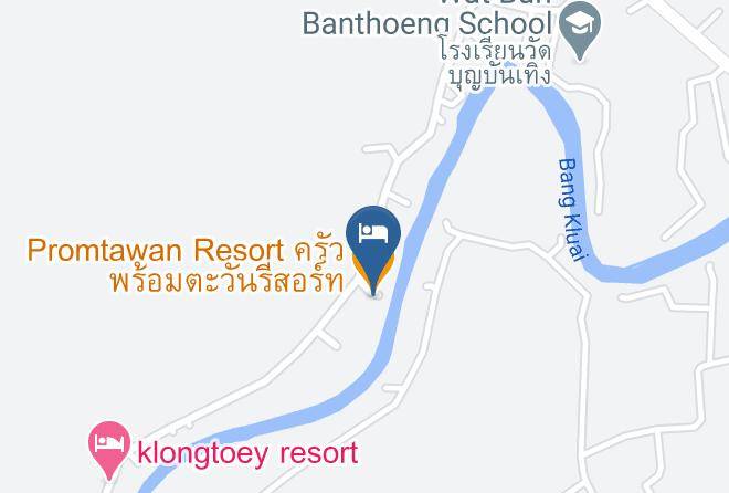 Amphoe Mueang Surat Thani - Promtawan Resort Maps