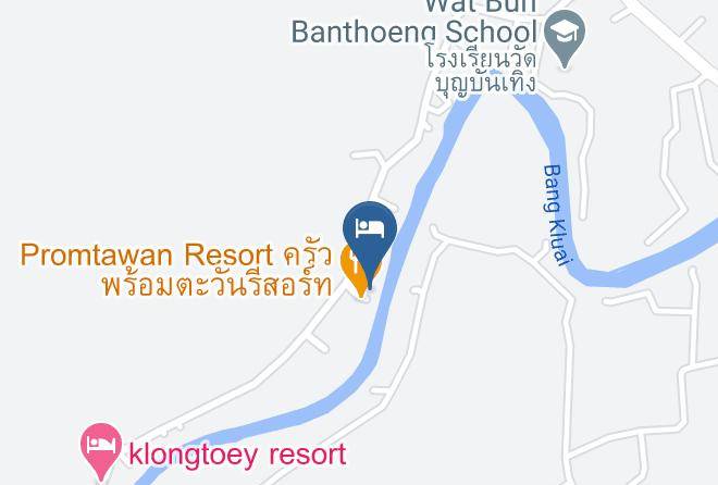 Amphoe Mueang Surat Thani - Promtawan River Side Resort Maps