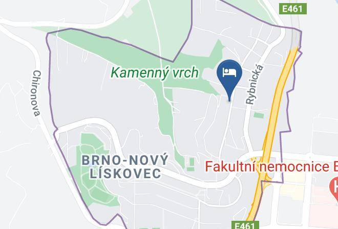 Brno - Pronajem Budinska Maps