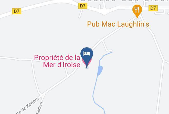 Finistere - Propriete De La Mer D'iroise Maps