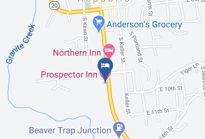 Ferry - Prospector Inn Maps
