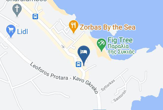 Cyprus - Protaras Plaza Hotel Maps