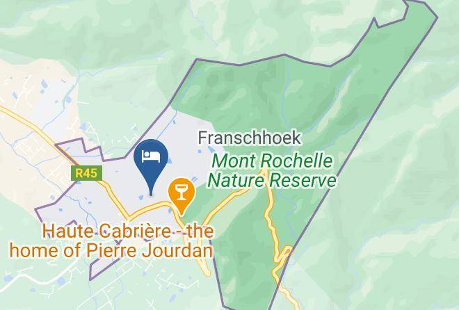 Cape Winelands - Protea Grande Plaisir Maps