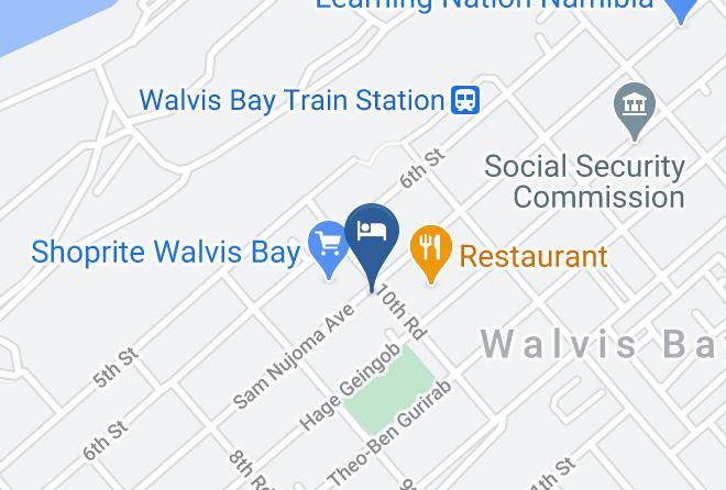 Walvisbay Urban - Protea Hotel By Marriott Walvis Bay Maps