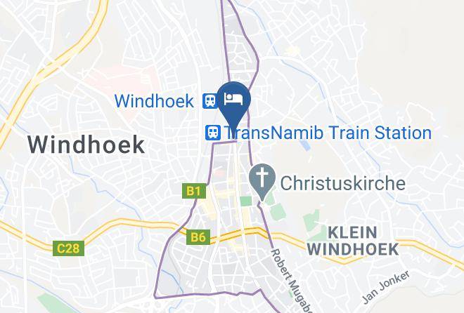 Windhoek - Protea Hotel By Marriott Windhoek Thuringerhof Maps