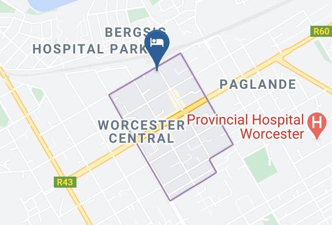 Cape Winelands - Protea Hotel By Marriott Worcester Cumberland Maps
