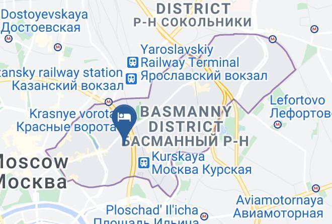 Moscow - Provence On Kurskaya Maps