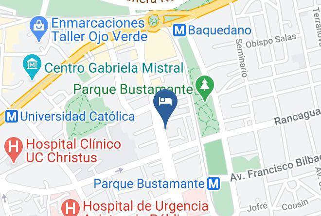 Santiago - Providencia Hotel Maps
