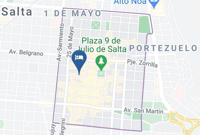 Salta - Provincial Plaza Hotel Maps