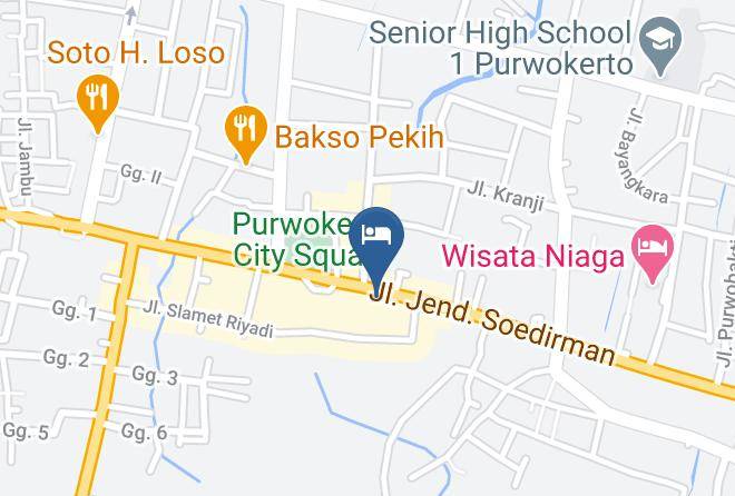 Luminor Hotel Purwokerto Map