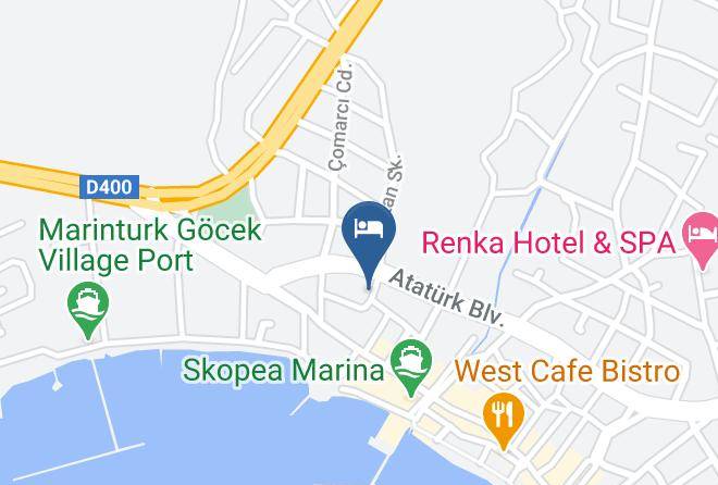 Fethiye - Pruva Boutique Hotel Maps