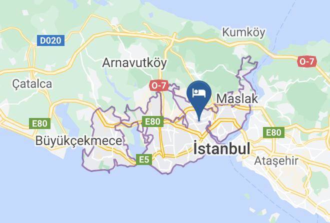 Gaziosmanpasa - Pruva Hotel Akbiyik Sultanahmet Maps